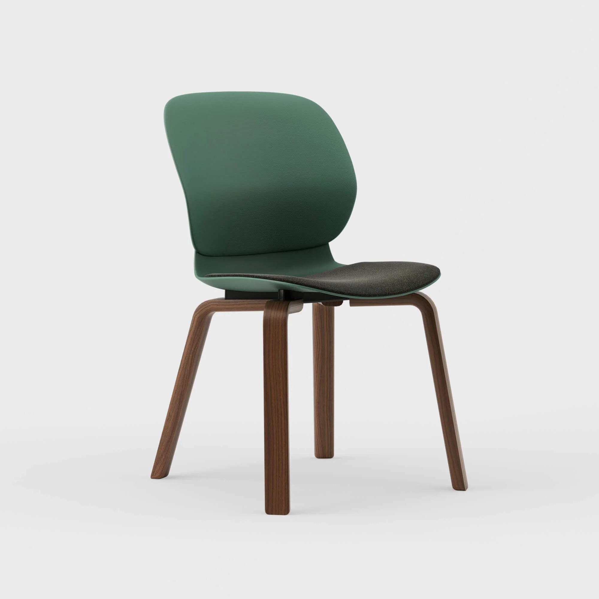 Maari Chair Wood Base with Upholstered Seat - Image 8