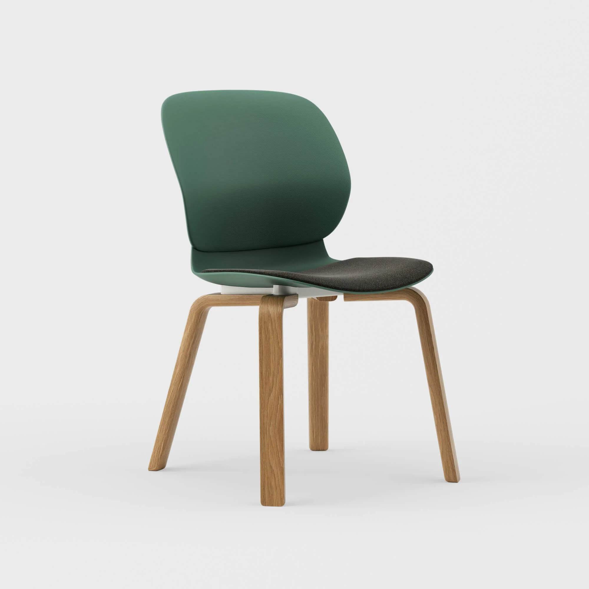 Maari Chair Wood Base with Upholstered Seat - Image 9
