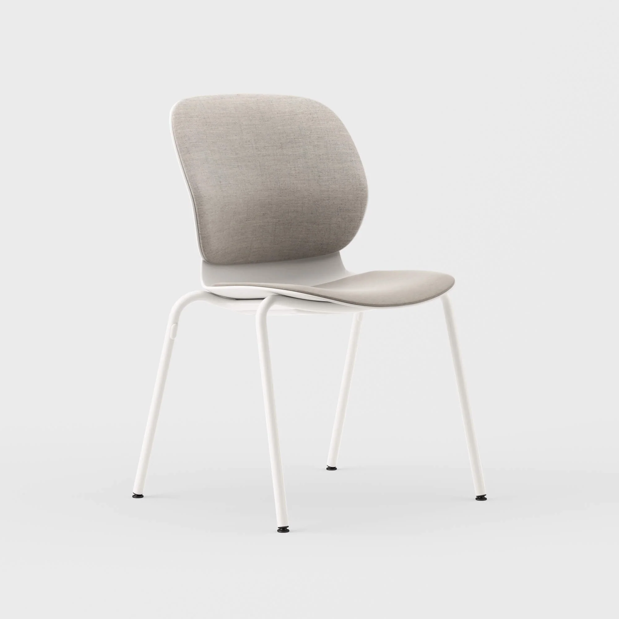Maari Upholstered Chair with 4-Leg Base - Image 4