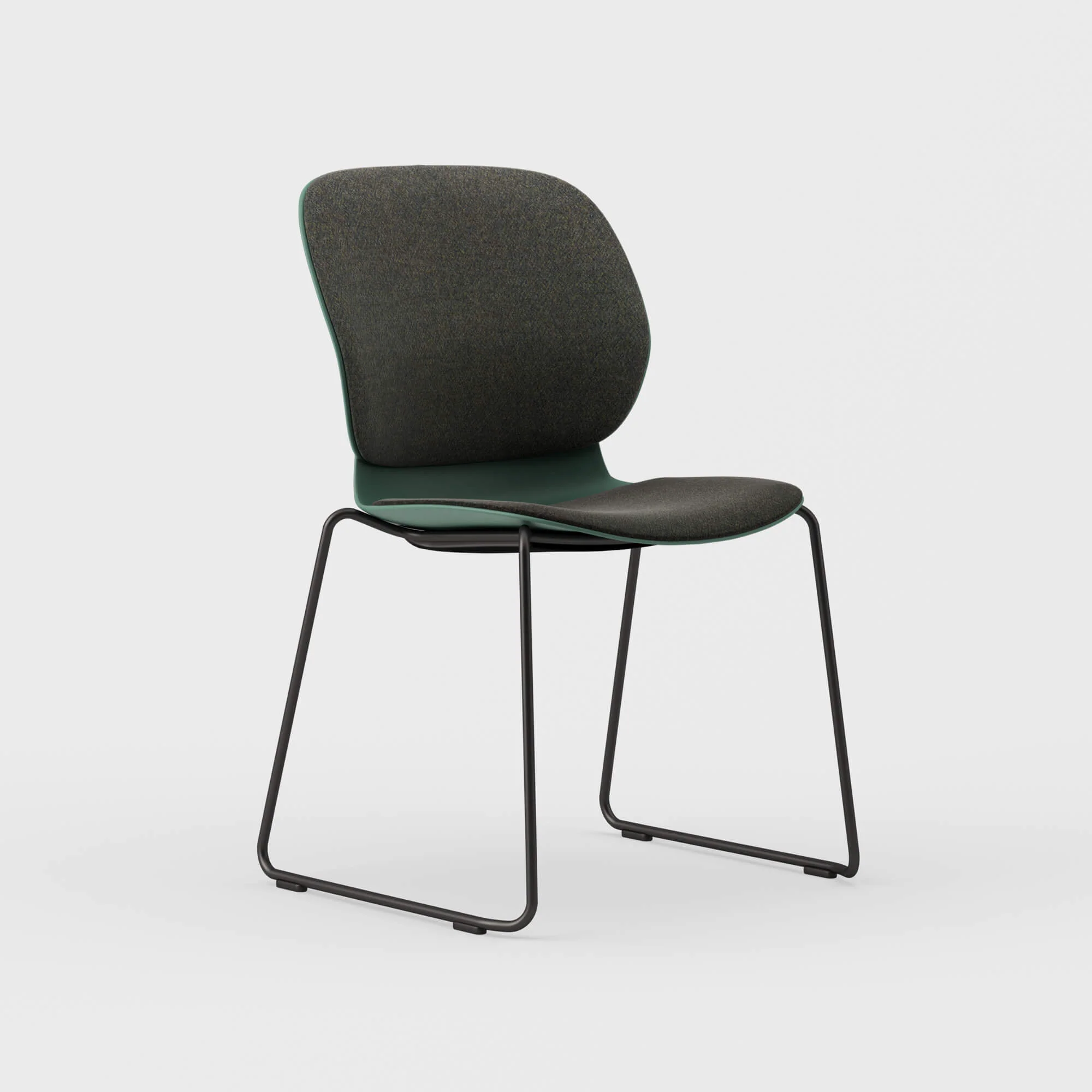 Maari Upholstered Chair with Sled Base - Image 10