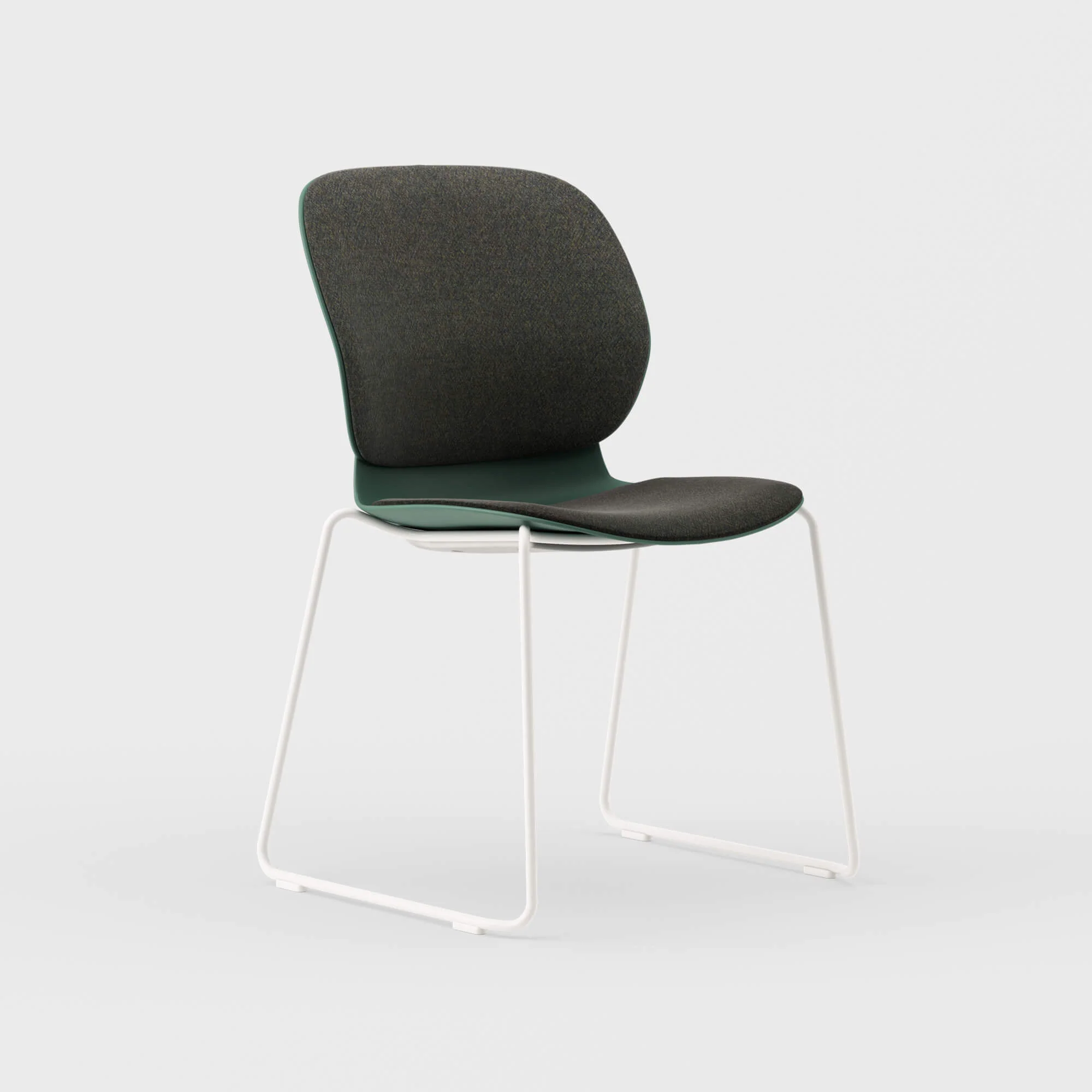 Maari Upholstered Chair with Sled Base - Image 11