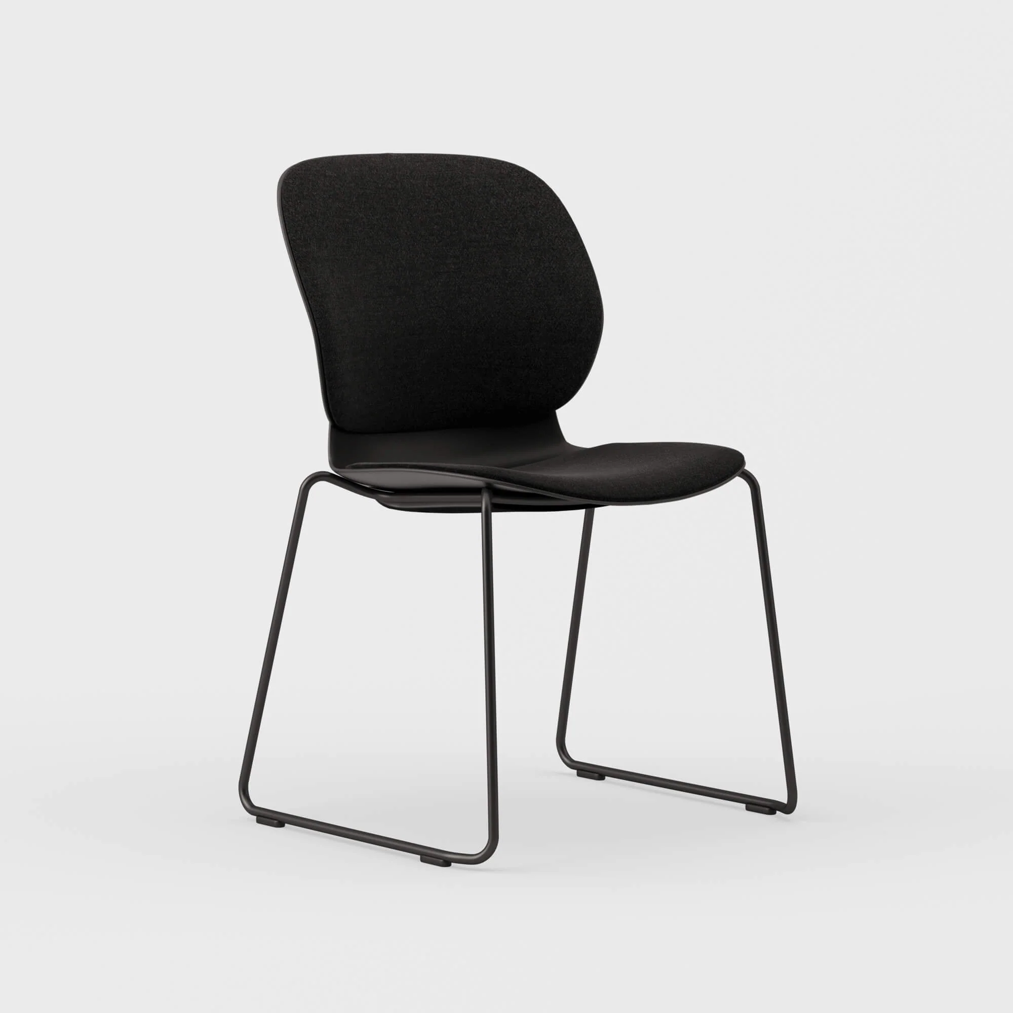 Maari Upholstered Chair with Sled Base - Image 12