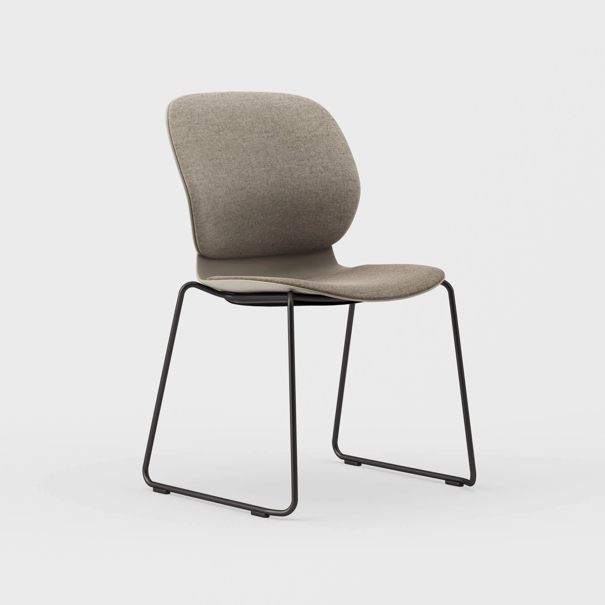 Maari Upholstered Chair with Sled Base - Image 8