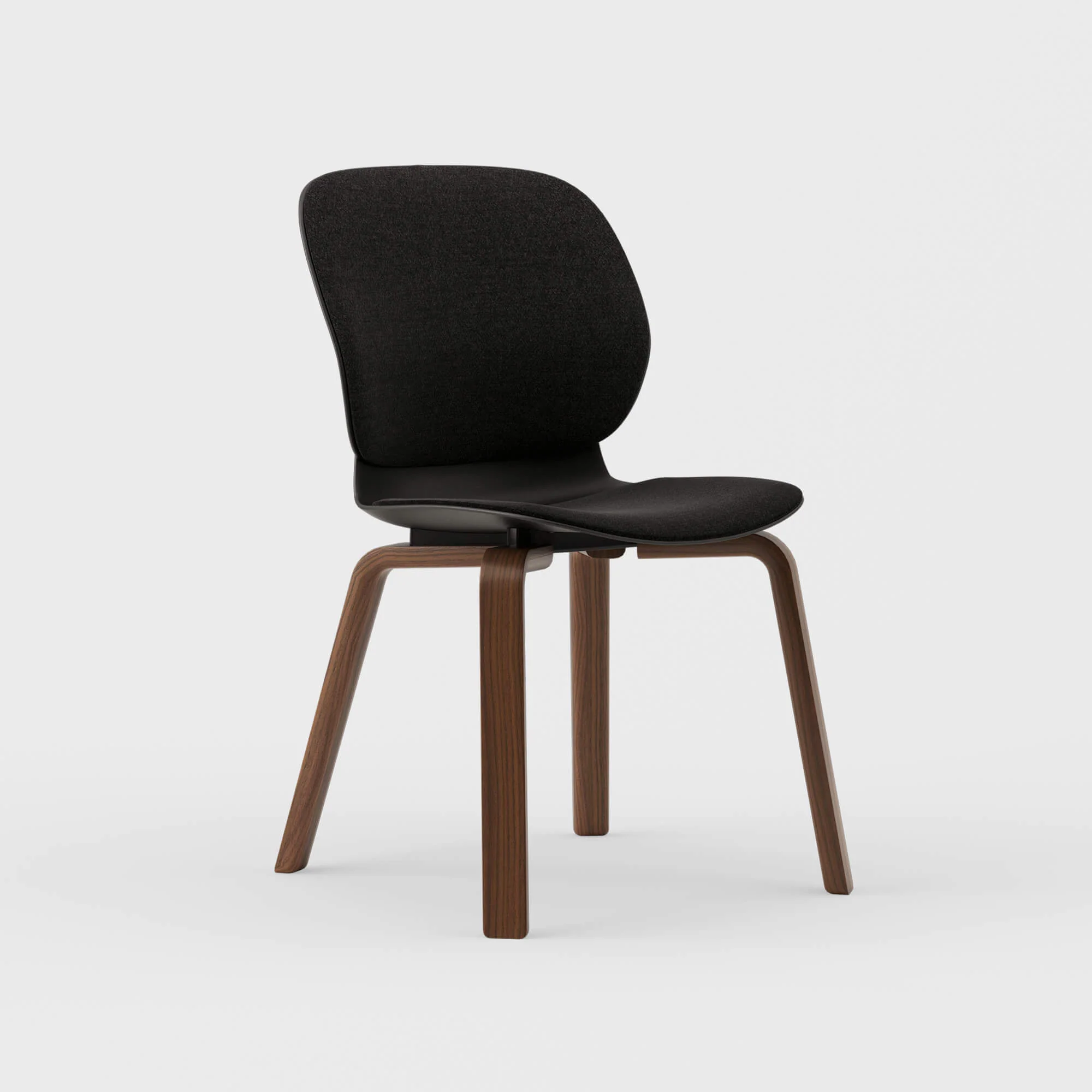 Maari Upholstered Chair with Wood Base - Image 18