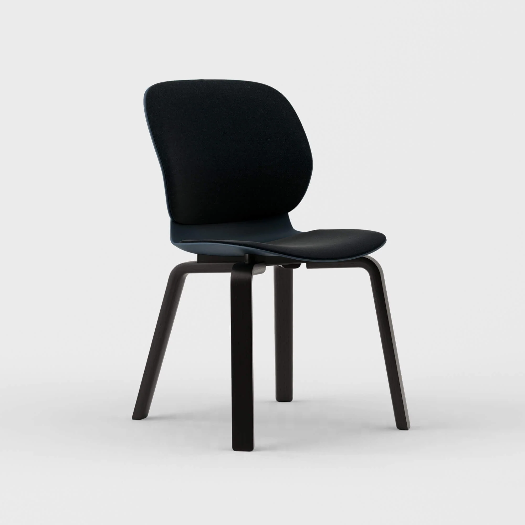 Maari Upholstered Chair with Wood Base - Image 20
