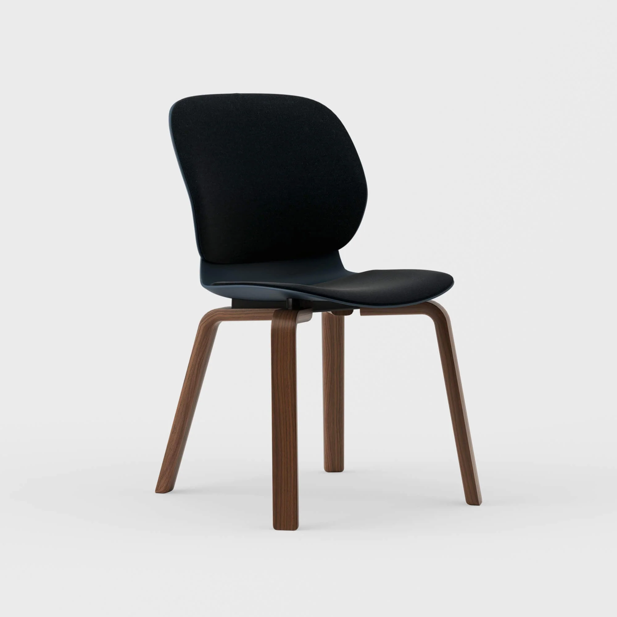 Maari Upholstered Chair with Wood Base - Image 21