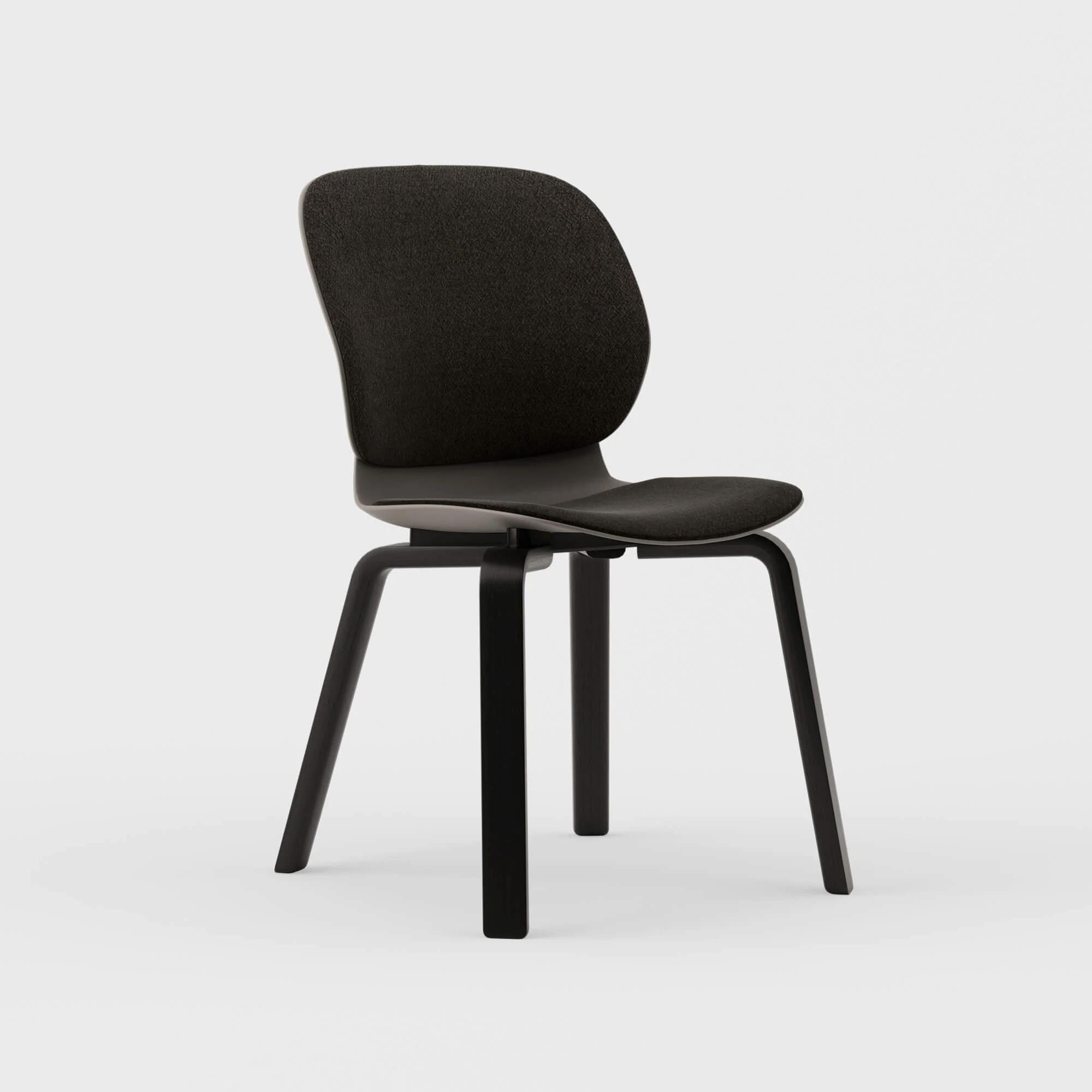Maari Upholstered Chair with Wood Base - Image 23