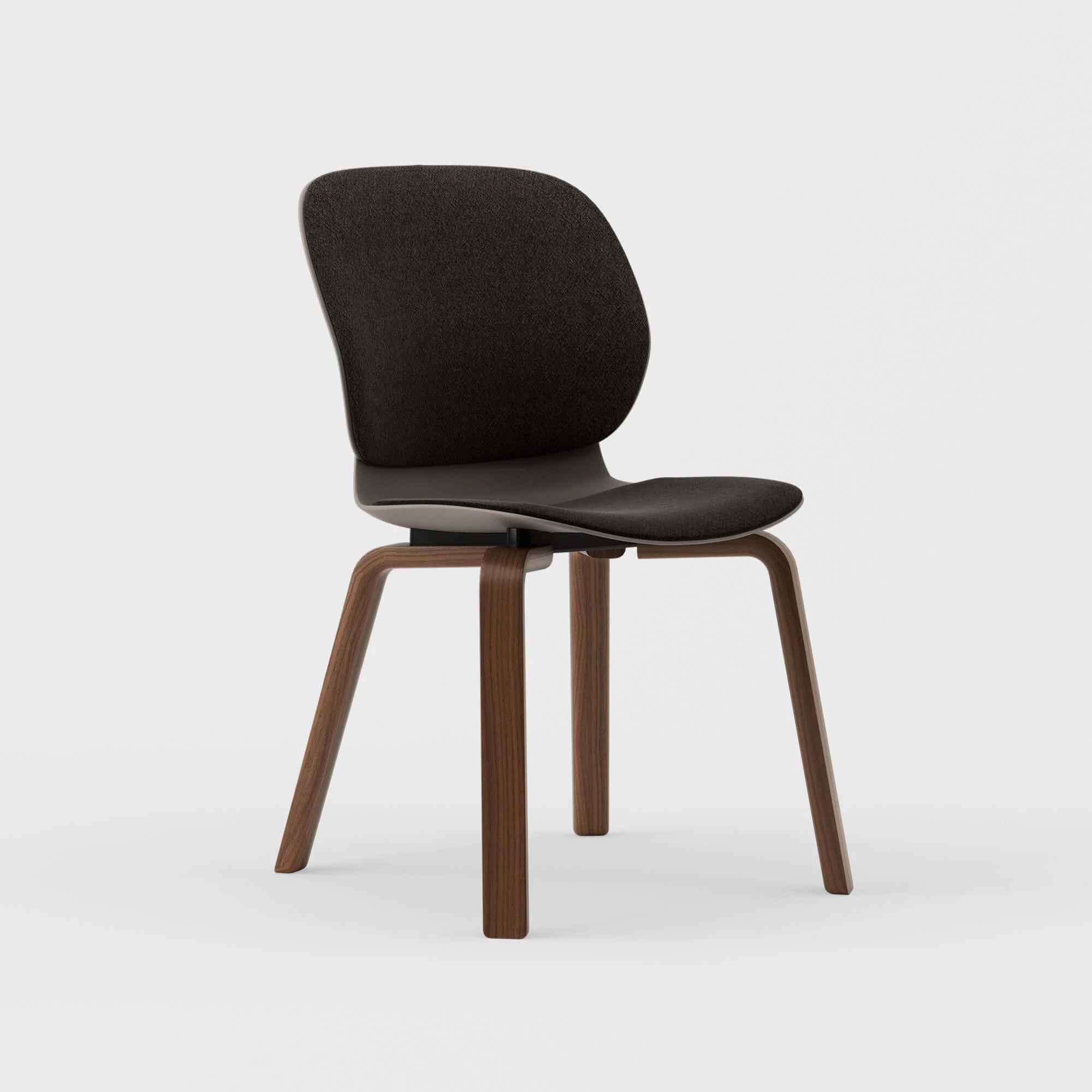 Maari Upholstered Chair with Wood Base - Image 24