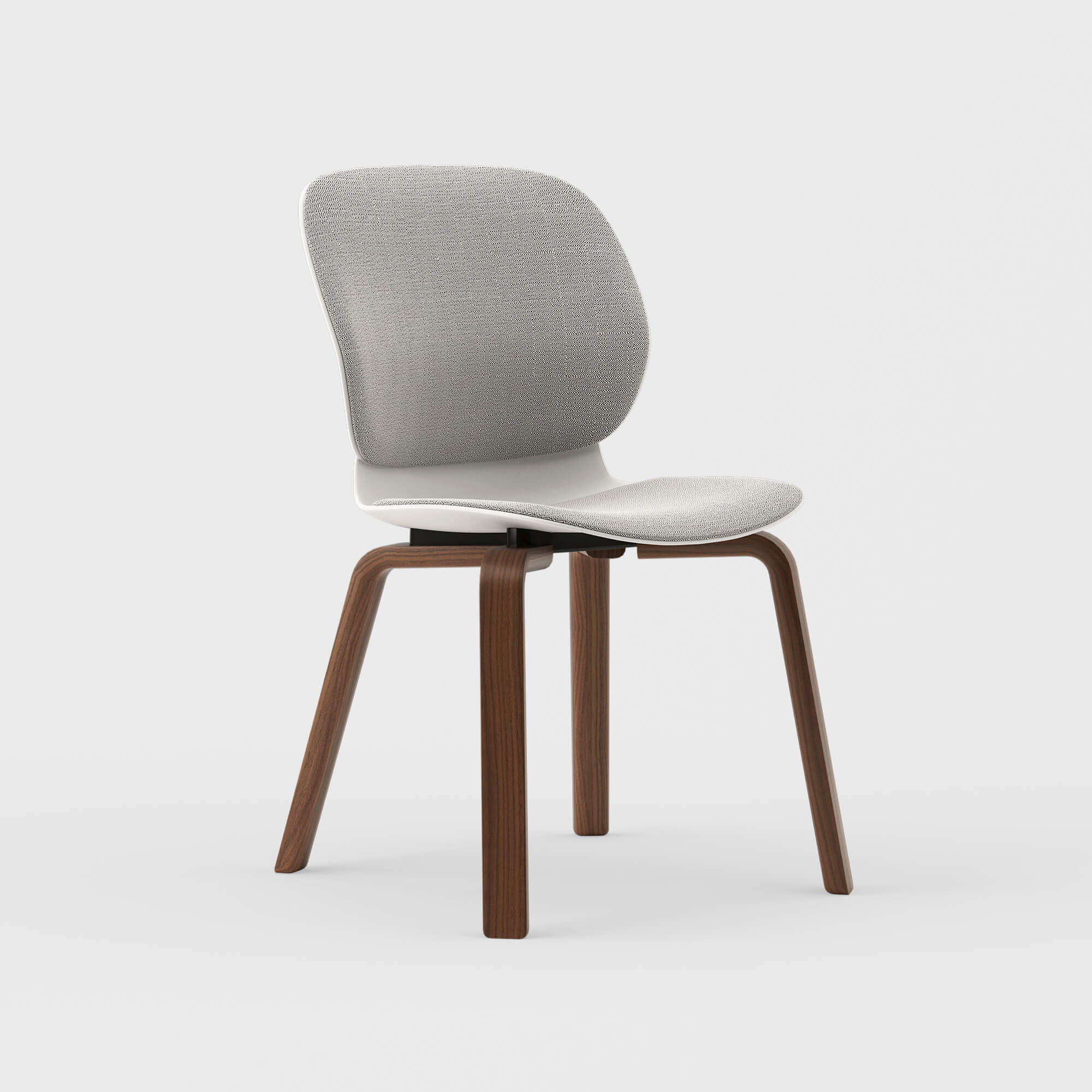 Maari Upholstered Chair with Wood Base - Image 6