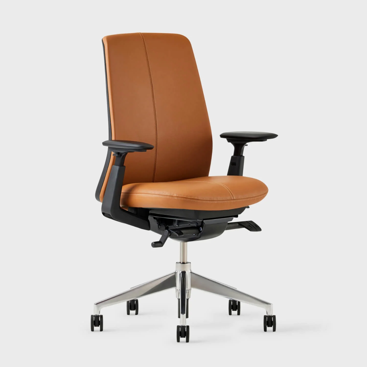 Soji Leather Office Chair - Image 4