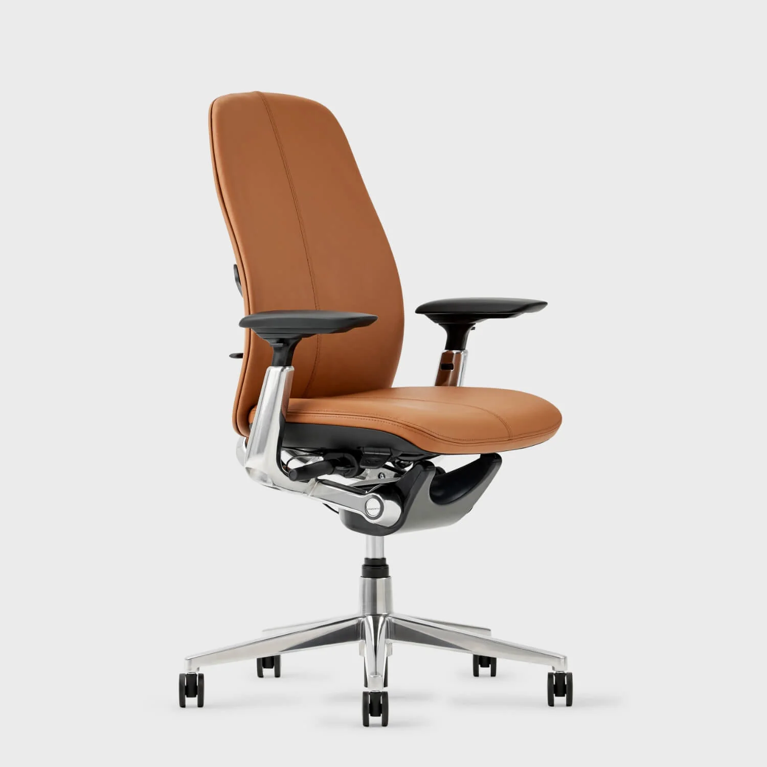Zody Upholstered Leather Office Chair - Image 8